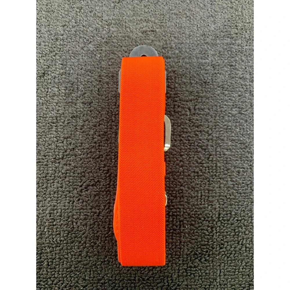All Star Orange‎ Elastic Belt with Silver Buckle Baseball Softball Adjustable